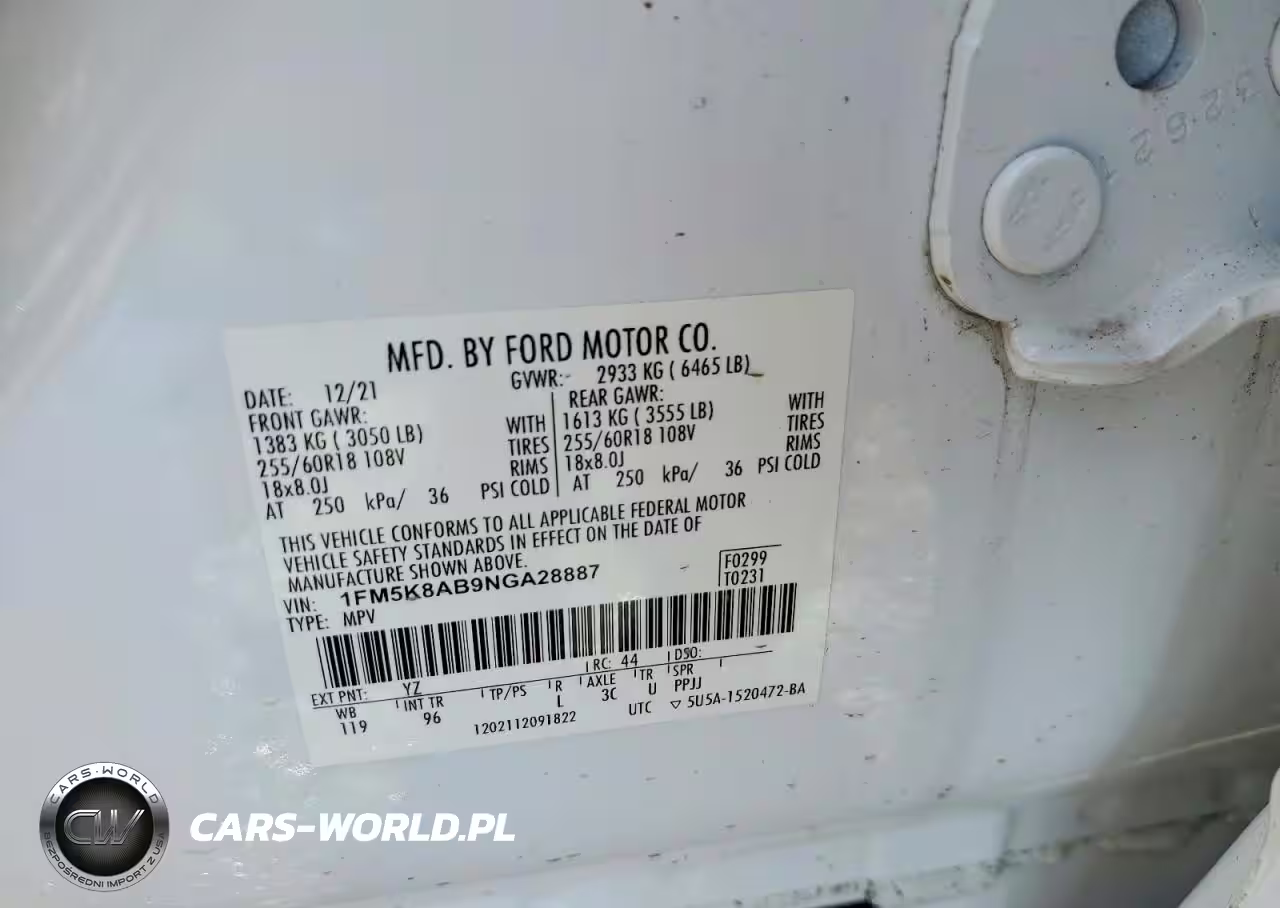 2022 Ford Explorer Police Interceptor VIN:1FM5K8AB9NGA28887 - 14