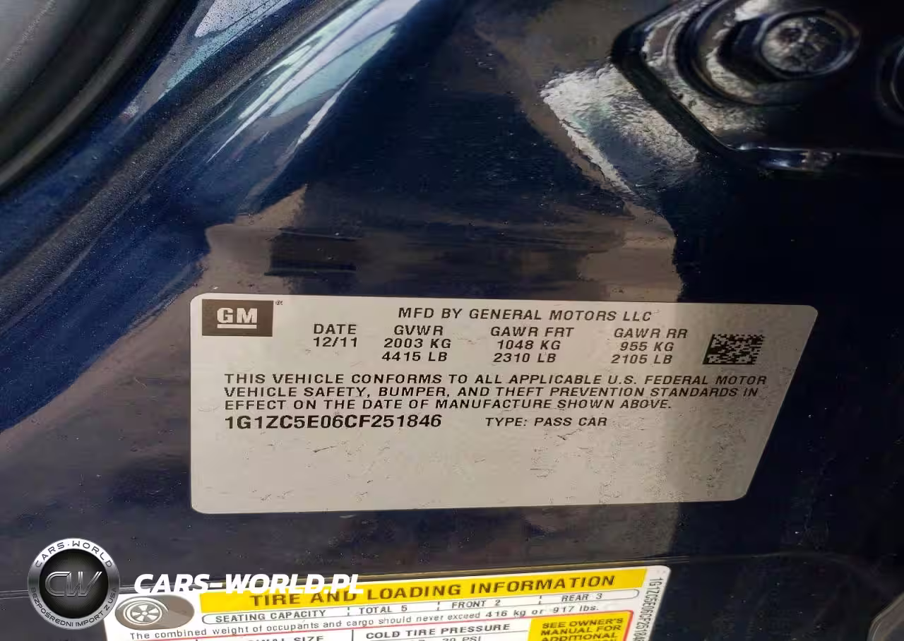 2012 Chevrolet Malibu 1Lt VIN:1G1ZC5E06CF251846 - 12