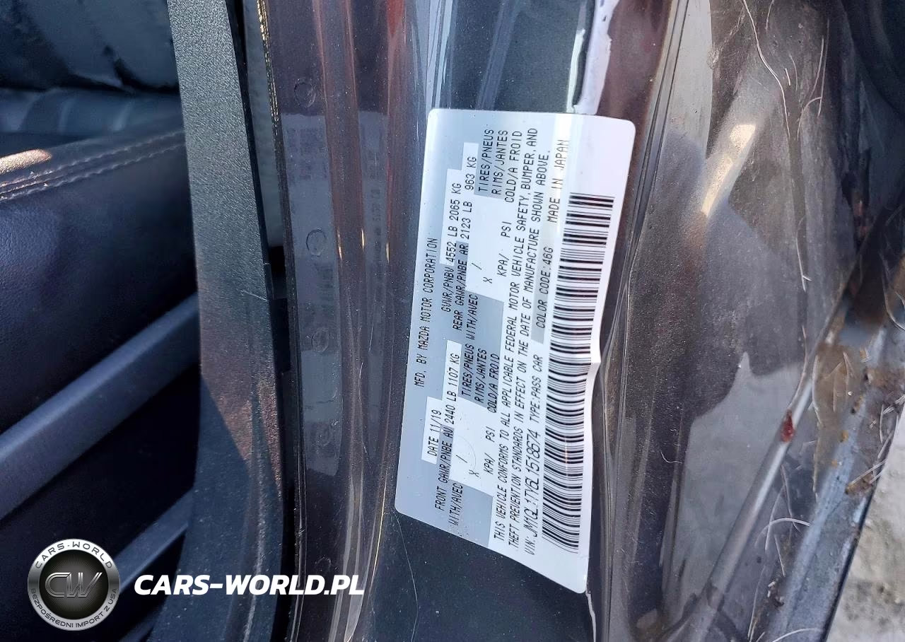 2020 Mazda 6 Grand Touring VIN:JM1GL1TY6L1518674 - 12