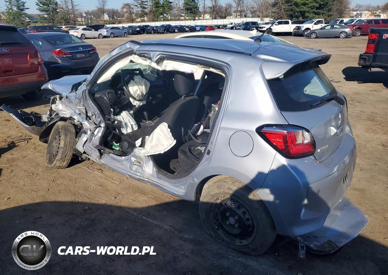 2022 Mitsubishi Mirage Es VIN:ML32AUHJ8NH001905 - 2