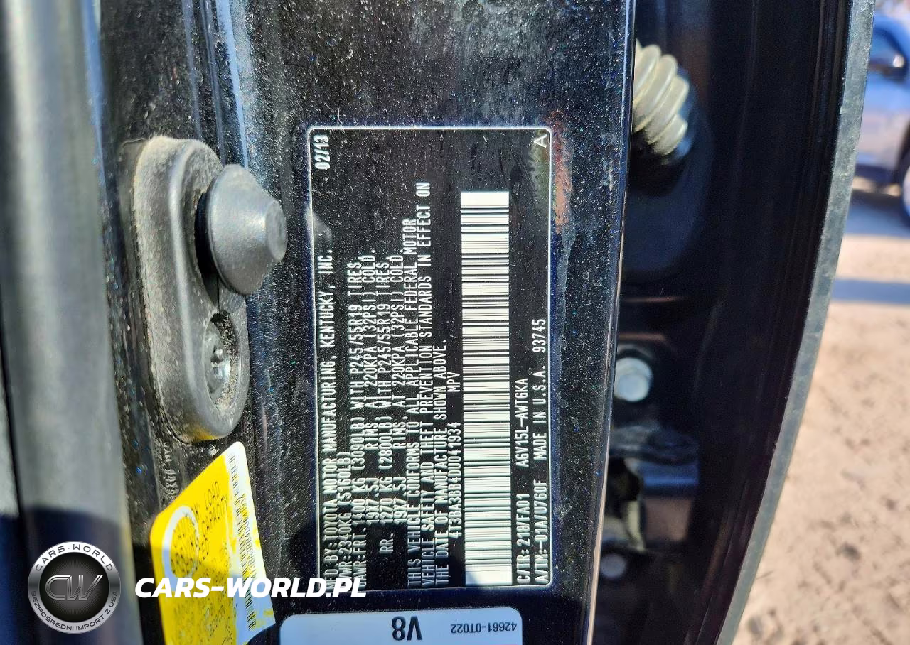 2013 Toyota Venza Le VIN:4T3BA3BB4DU041934 - 12