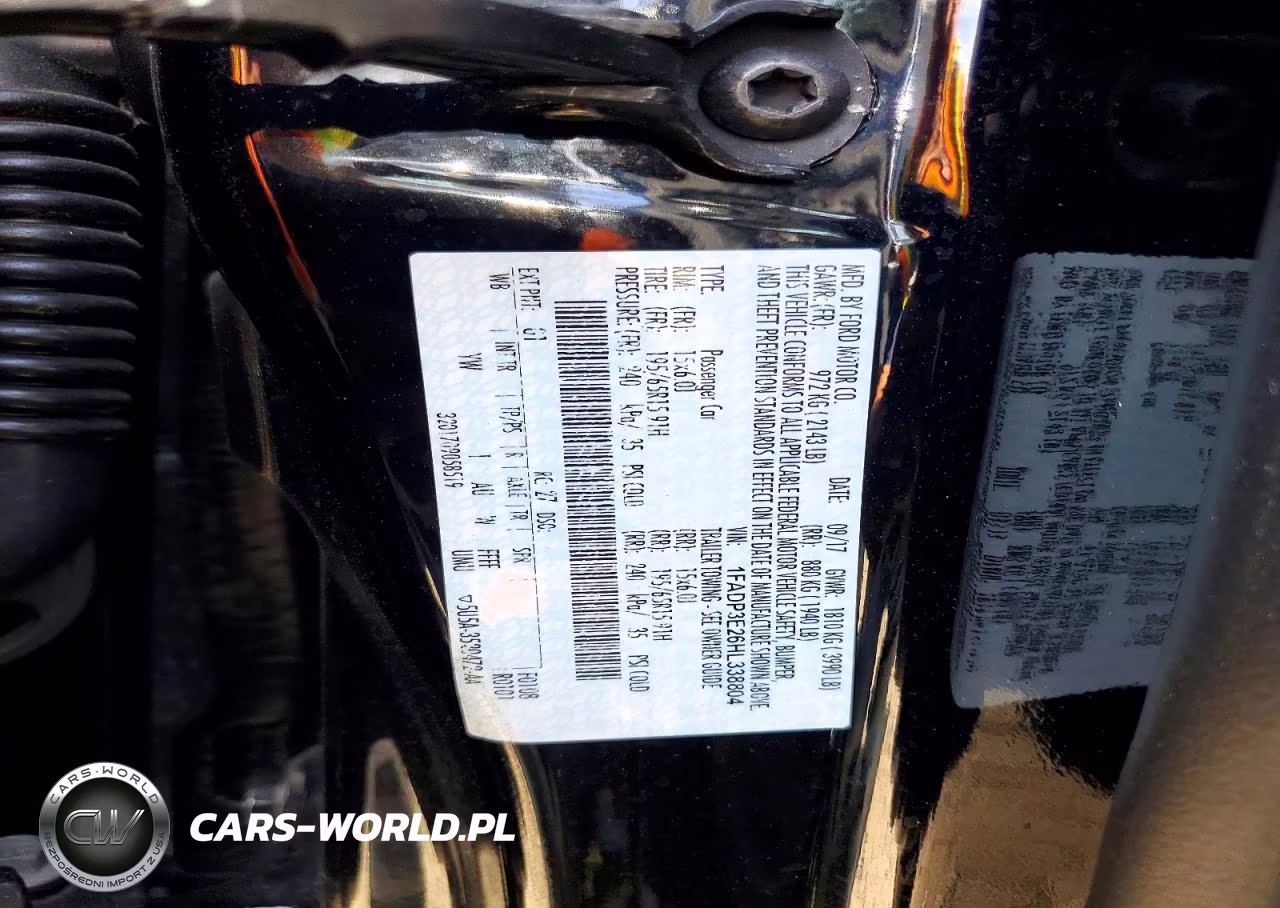 2017 Ford Focus S VIN:1FADP3E26HL338804 - 12