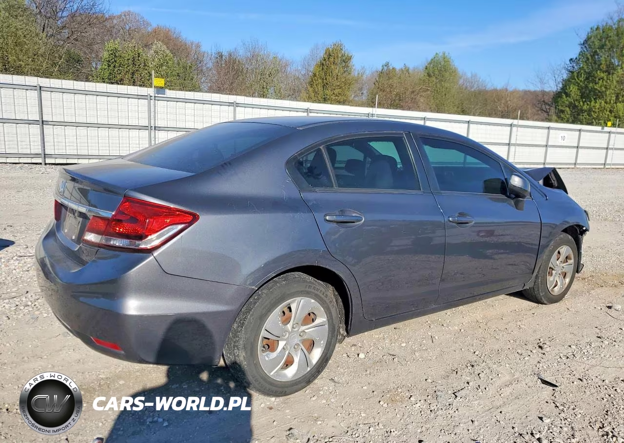 2013 Honda Civic Lx VIN:19XFB2F51DE063396 - 3