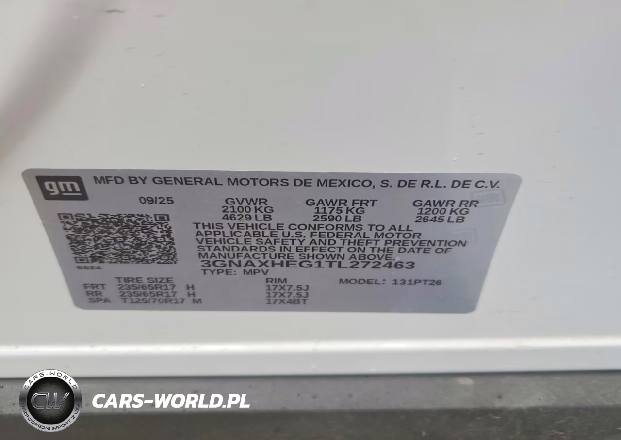 2026 Chevrolet Equinox Lt VIN:3GNAXHEG1TL272463 - 13