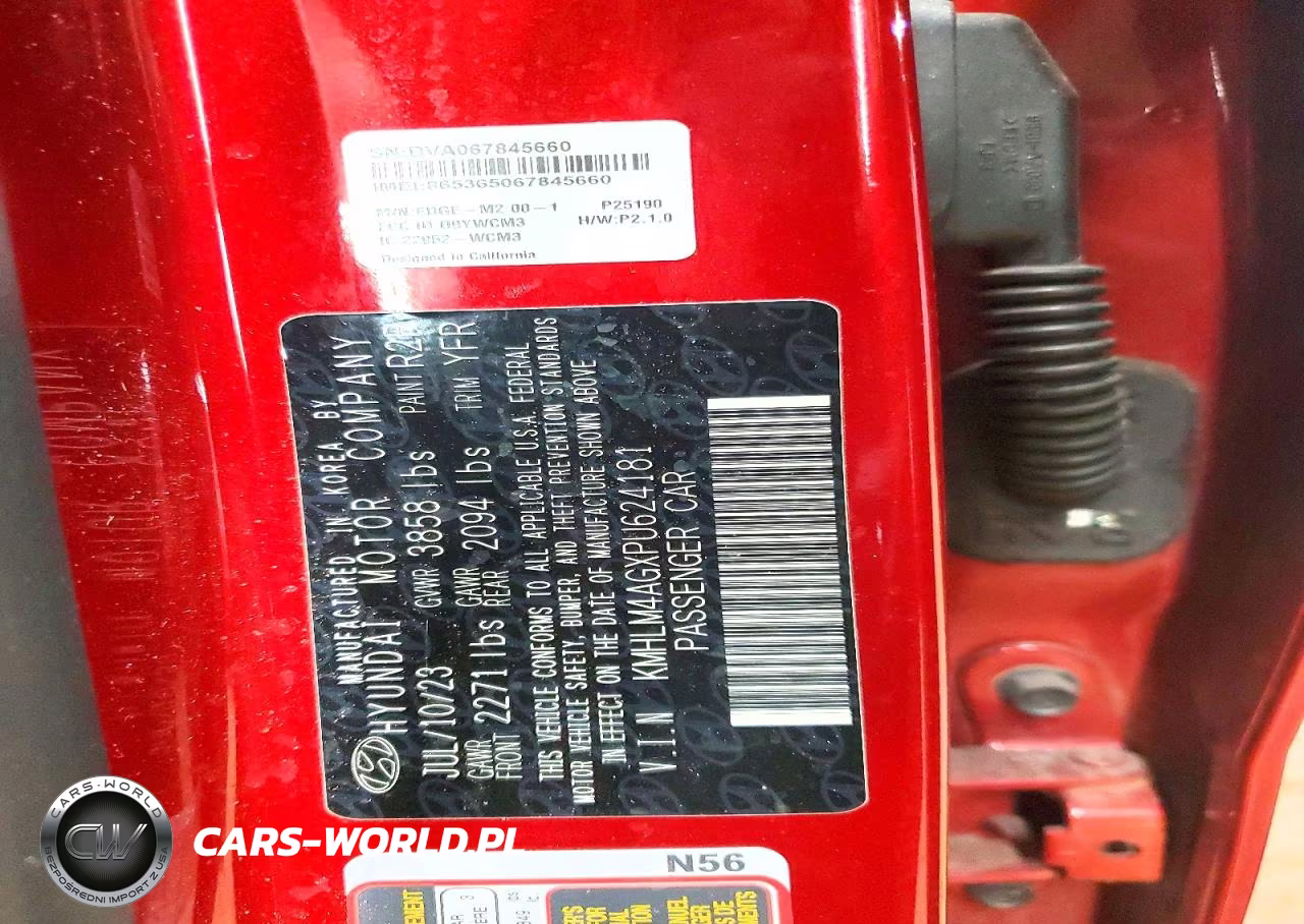 2023 Hyundai Elantra Sel VIN:KMHLM4AGXPU624181 - 12