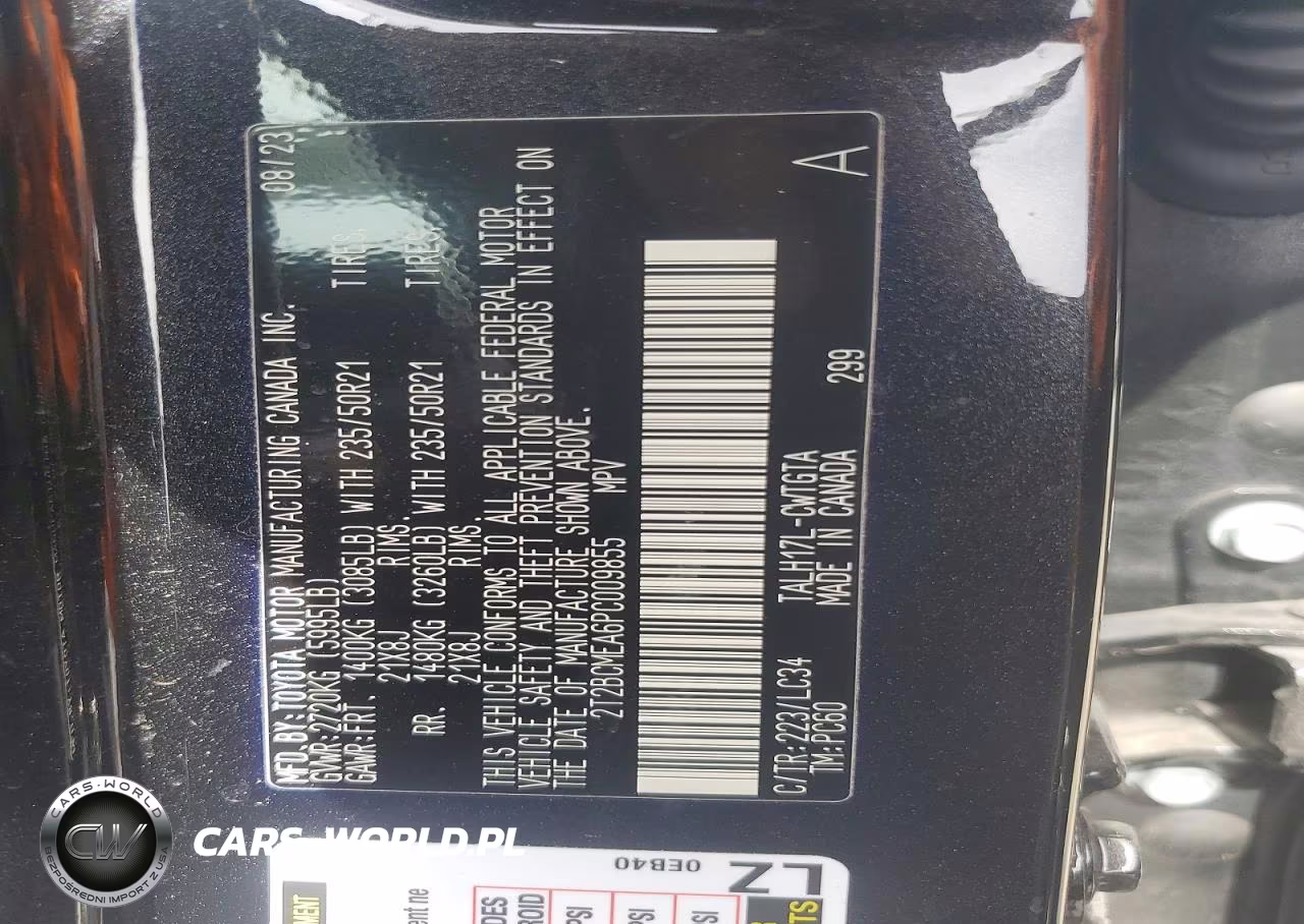 2023 Lexus Rx 500H F Sport Performance VIN:2T2BCMEA6PC009855 - 12