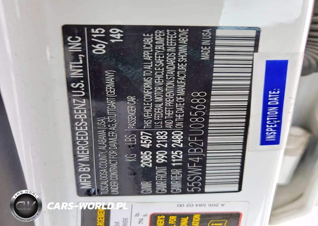 2015 Mercedes-Benz C 300 VIN:55SWF4JB2FU085688 - 13