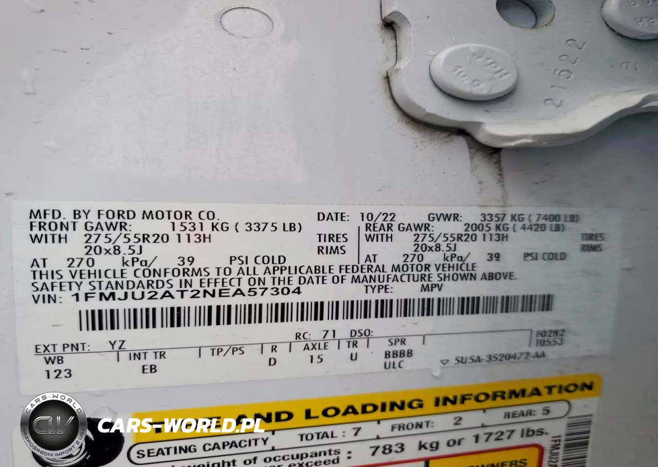 2022 Ford Expedition Limited VIN:1FMJU2AT2NEA57304 - 13