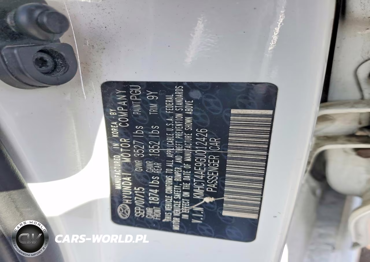 2016 Hyundai Accent Se VIN:KMHCT4AE9GU012426 - 12
