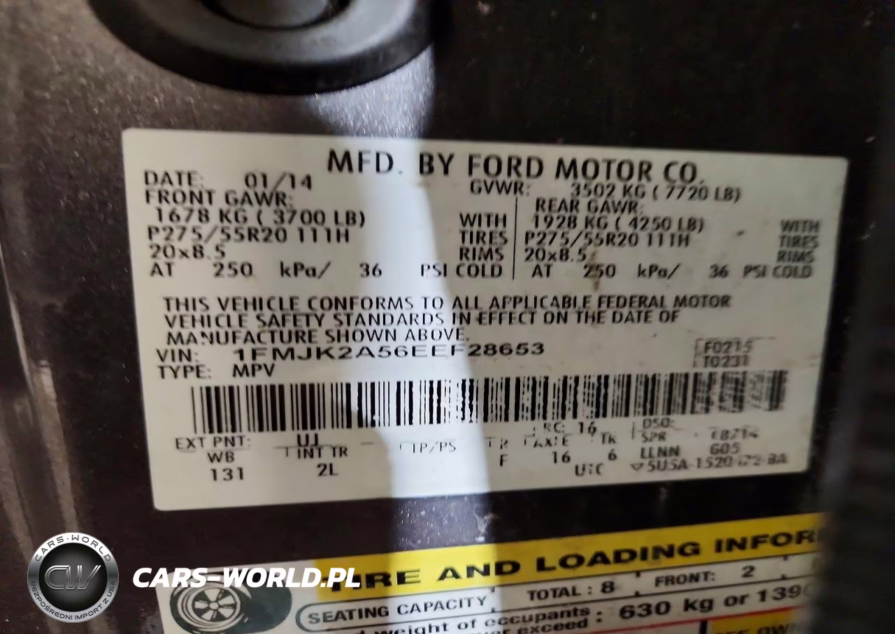 2014 Ford Expedition El Limited VIN:1FMJK2A56EEF28653 - 13