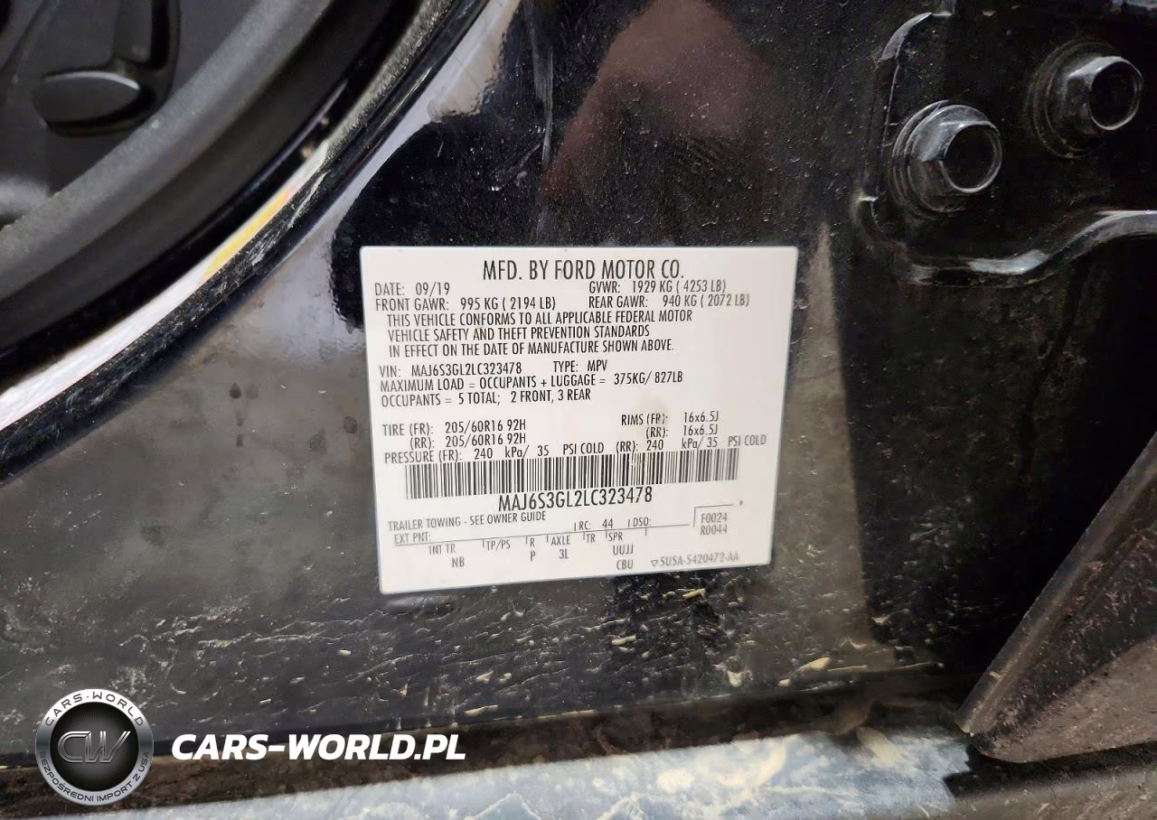 2020 Ford Ecosport Se VIN:MAJ6S3GL2LC323478 - 13