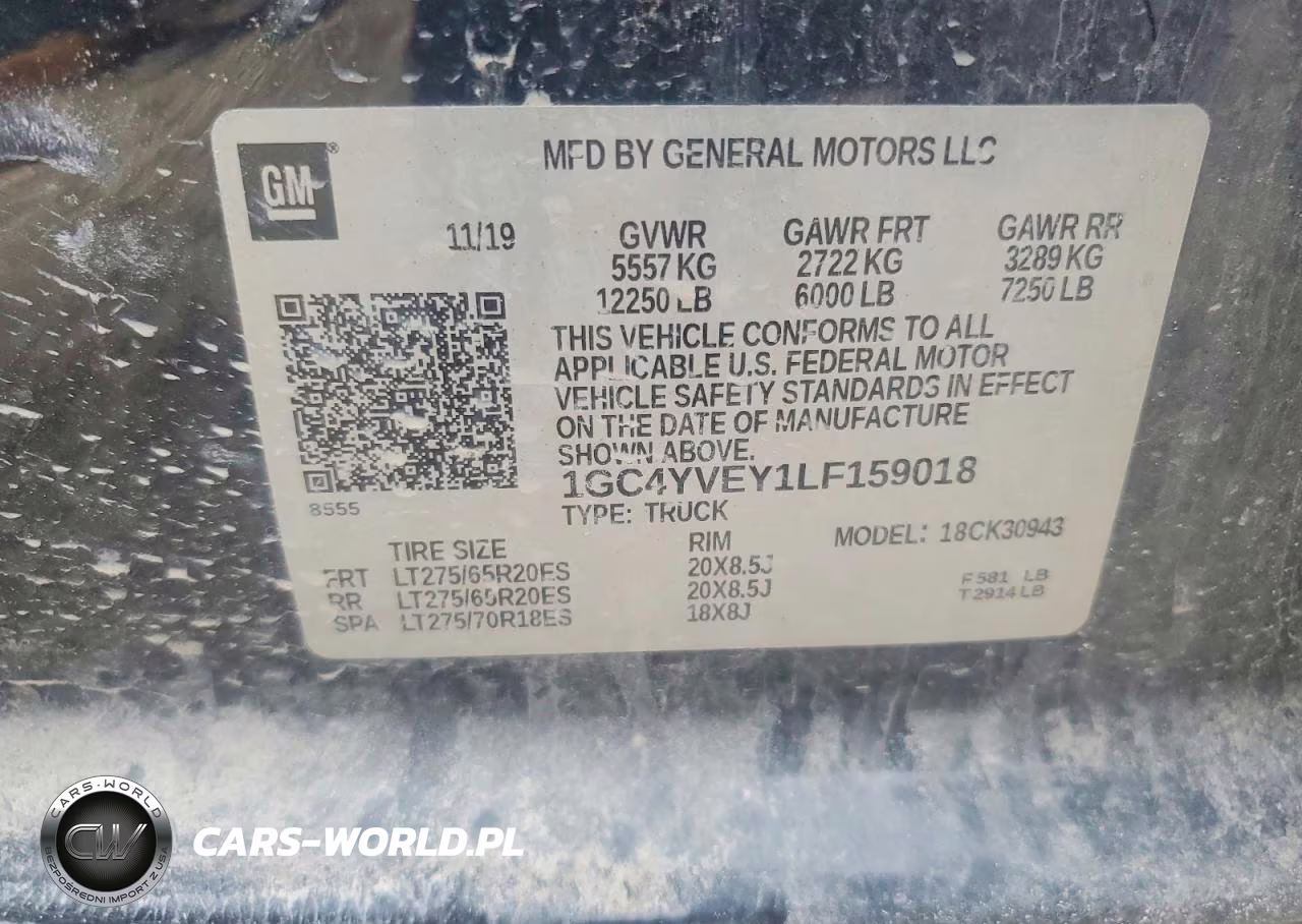 2020 Chevrolet Silverado K3500 High Country VIN:1GC4YVEY1LF159018 - 13