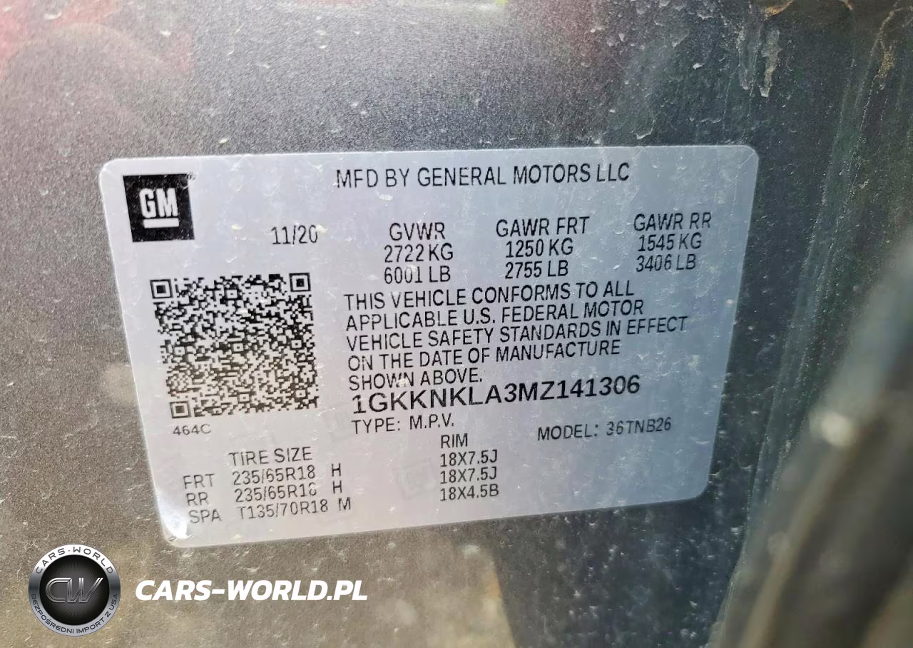 2021 GMC Acadia Sle VIN:1GKKNKLA3MZ141306 - 13