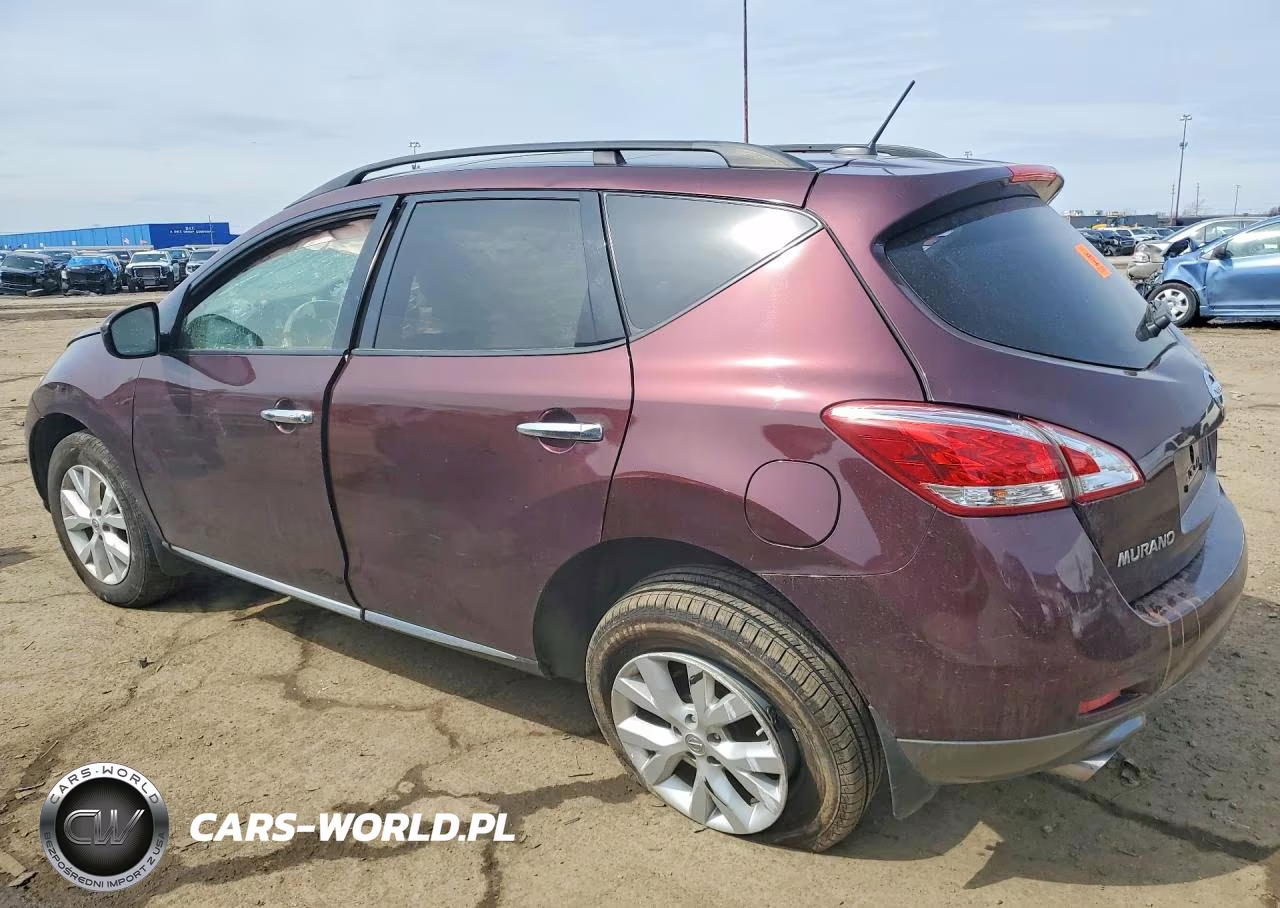 2014 Nissan Murano Sl VIN:JN8AZ1MW3EW524850 - 2