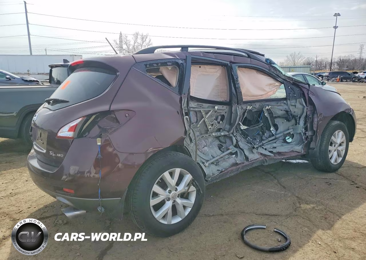 2014 Nissan Murano Sl VIN:JN8AZ1MW3EW524850 - 3