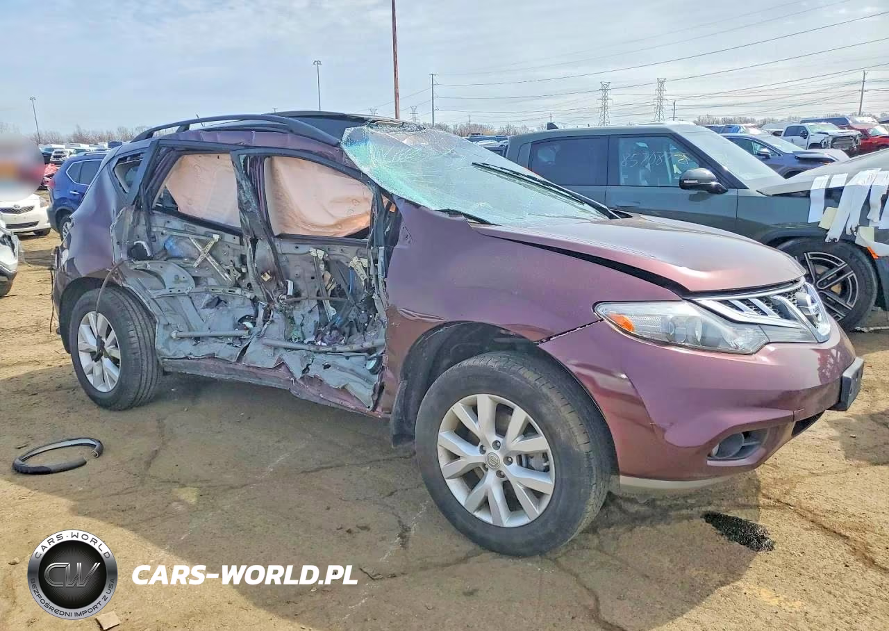 2014 Nissan Murano Sl VIN:JN8AZ1MW3EW524850 - 4