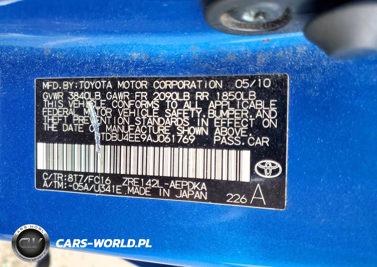 2010 Toyota Corolla Le VIN:JTDBU4EE9AJ061769 - 13