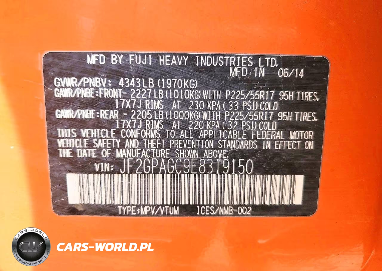 2014 Subaru Xv Crosstrek 2.0 Limited VIN:JF2GPAGC9E8319150 - 13