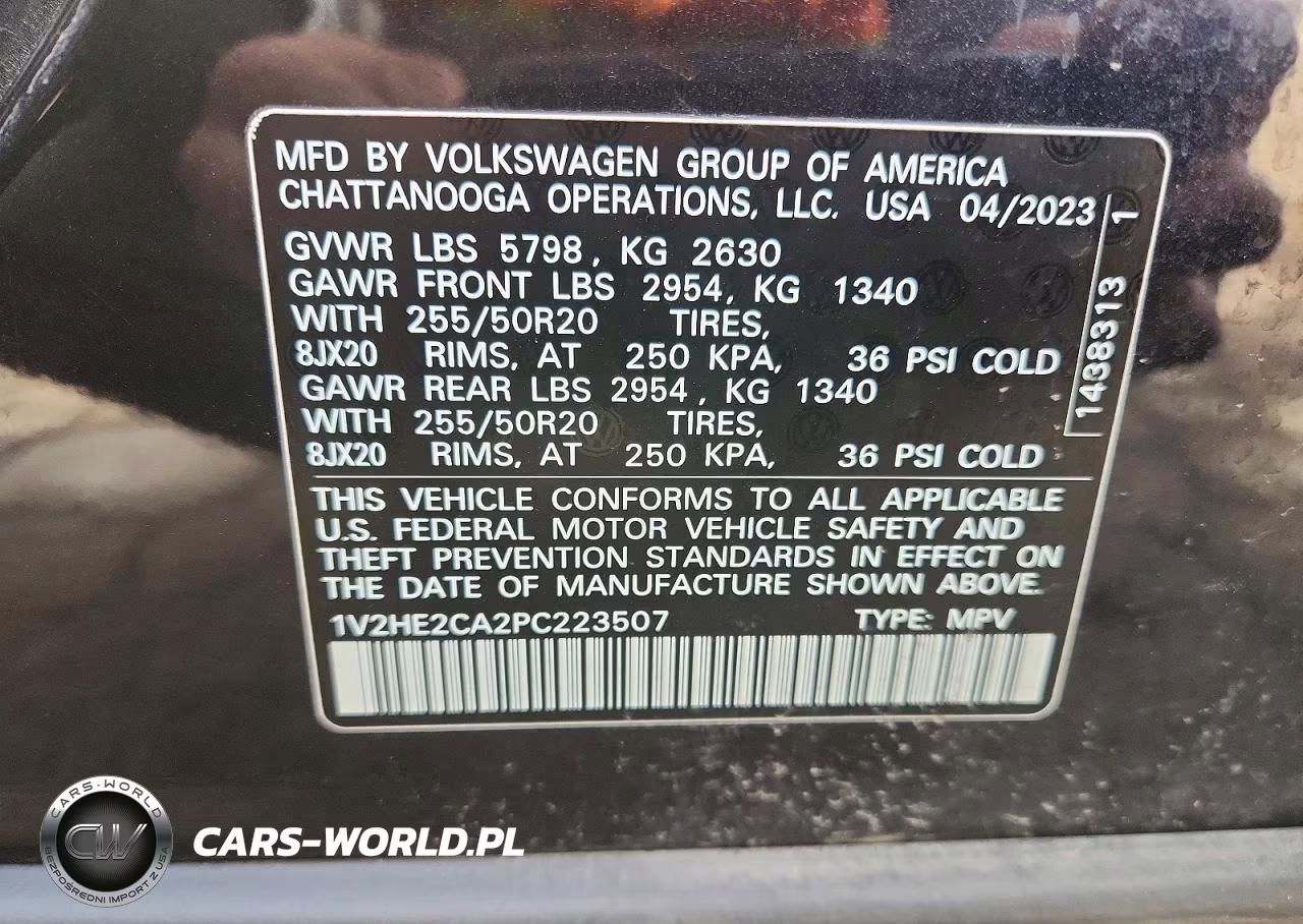 2023 Volkswagen Atlas Cross Sport Se VIN:1V2HE2CA2PC223507 - 13
