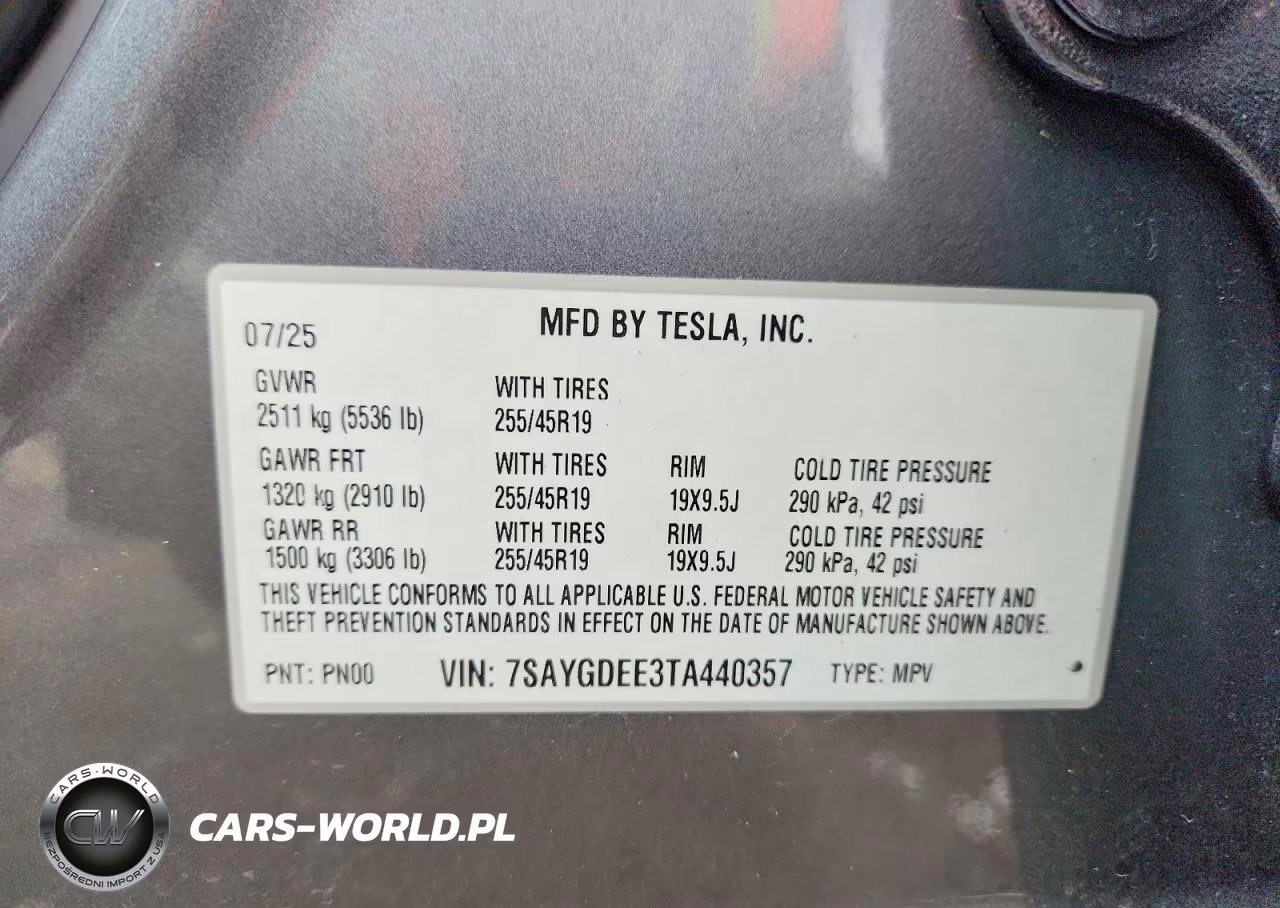 2026 Tesla Model Y VIN:7SAYGDEE3TA440357 - 13