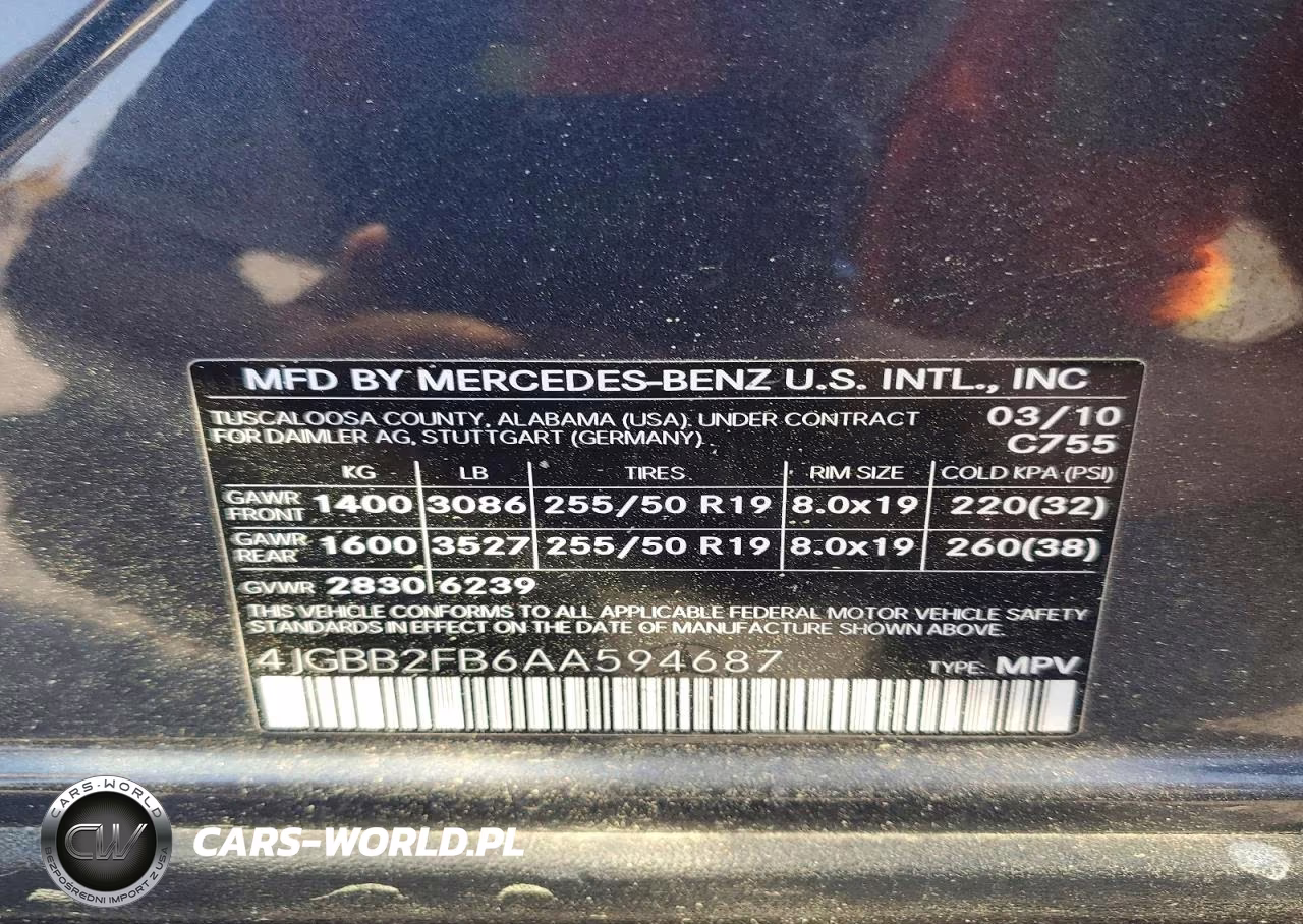 2010 Mercedes-Benz Ml 350 Bluetec VIN:4JGBB2FB6AA594687 - 14