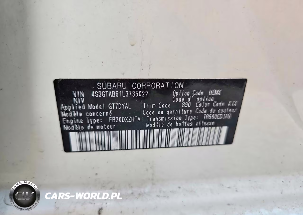 2020 Subaru Impreza VIN:4S3GTAB61L3735022 - 12