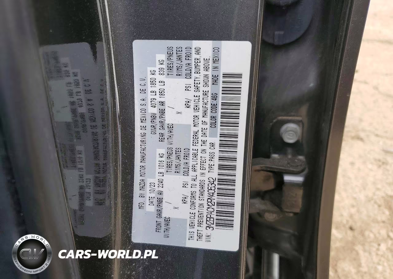 2024 Mazda 3 Preferred VIN:3MZBPACM2RM405342 - 12