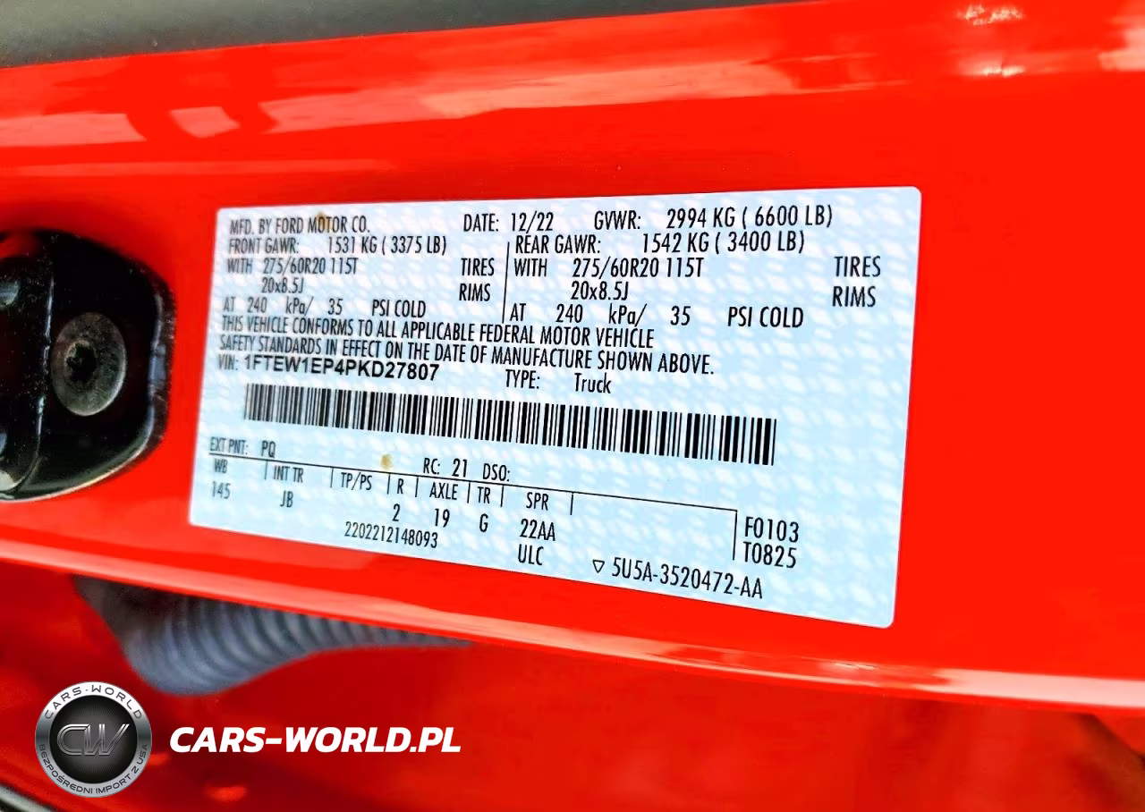 2023 Ford F150 Supercrew VIN:1FTEW1EP4PKD27807 - 13