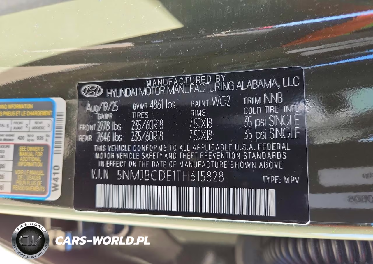 2026 Hyundai Tucson Sel VIN:5NMJBCDE1TH615828 - 13
