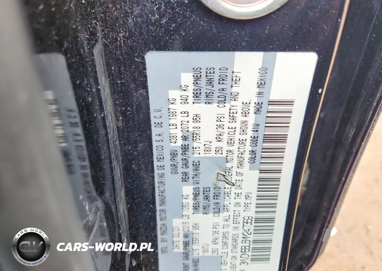 2021 Mazda Cx-30 Select VIN:3MVDMBBL6MM247369 - 12