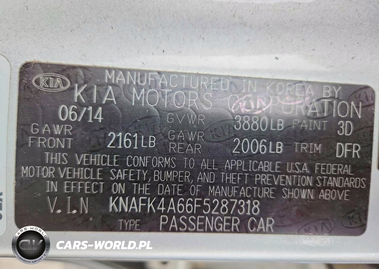 2015 Kia Forte Lx VIN:KNAFK4A66F5287318 - 12