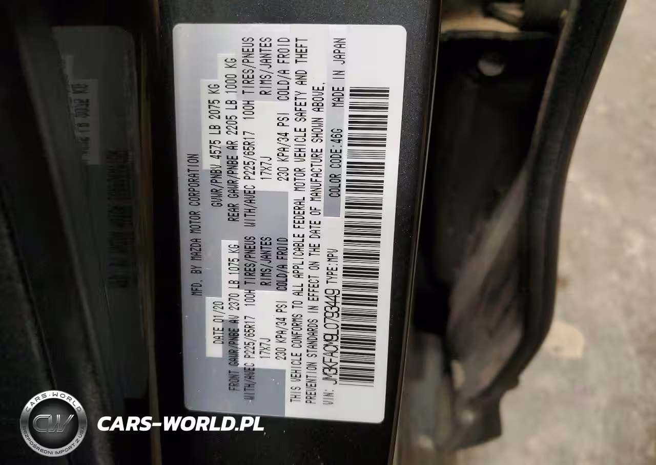2020 Mazda Cx-5 Touring VIN:JM3KFACM9L0793449 - 13