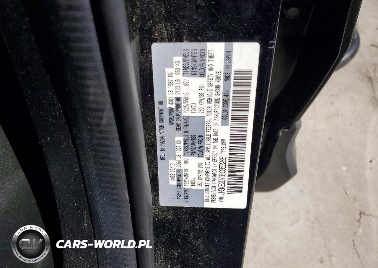 2014 Mazda Cx-5 Gt VIN:JM3KE2DY3E0353286 - 14