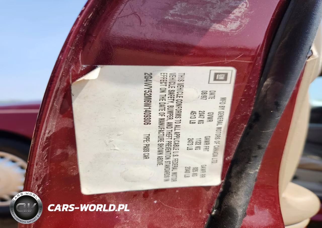 1998 Buick Century Limited VIN:2G4WY52M6W1409306 - 12