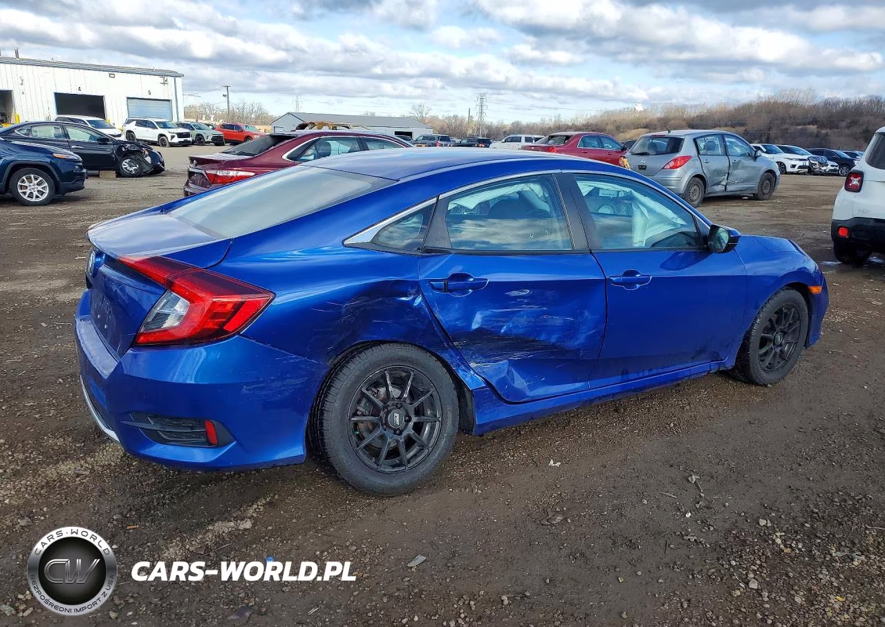 2021 Honda Civic Lx VIN:2HGFC2F67MH509031 - 3
