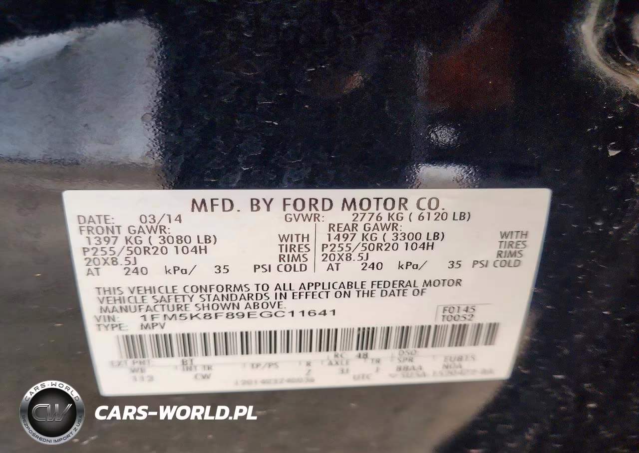 2014 Ford Explorer Limited VIN:1FM5K8F89EGC11641 - 14