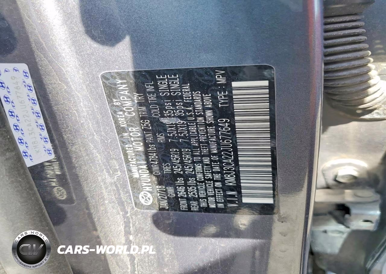 2018 Hyundai Tucson Limited VIN:KM8J3CA22JU677649 - 14