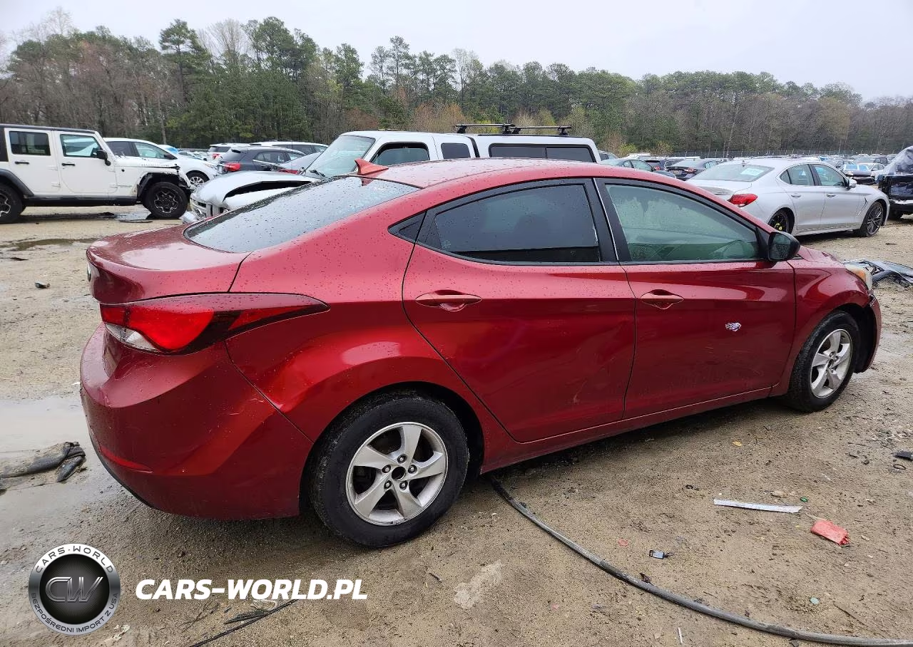 2014 Hyundai Elantra Se VIN:5NPDH4AE5EH495625 - 3