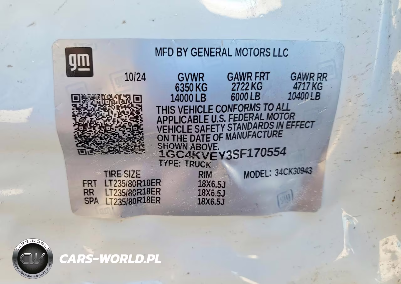 2025 Chevrolet Silverado K3500 High Country VIN:1GC4KVEY3SF170554 - 12