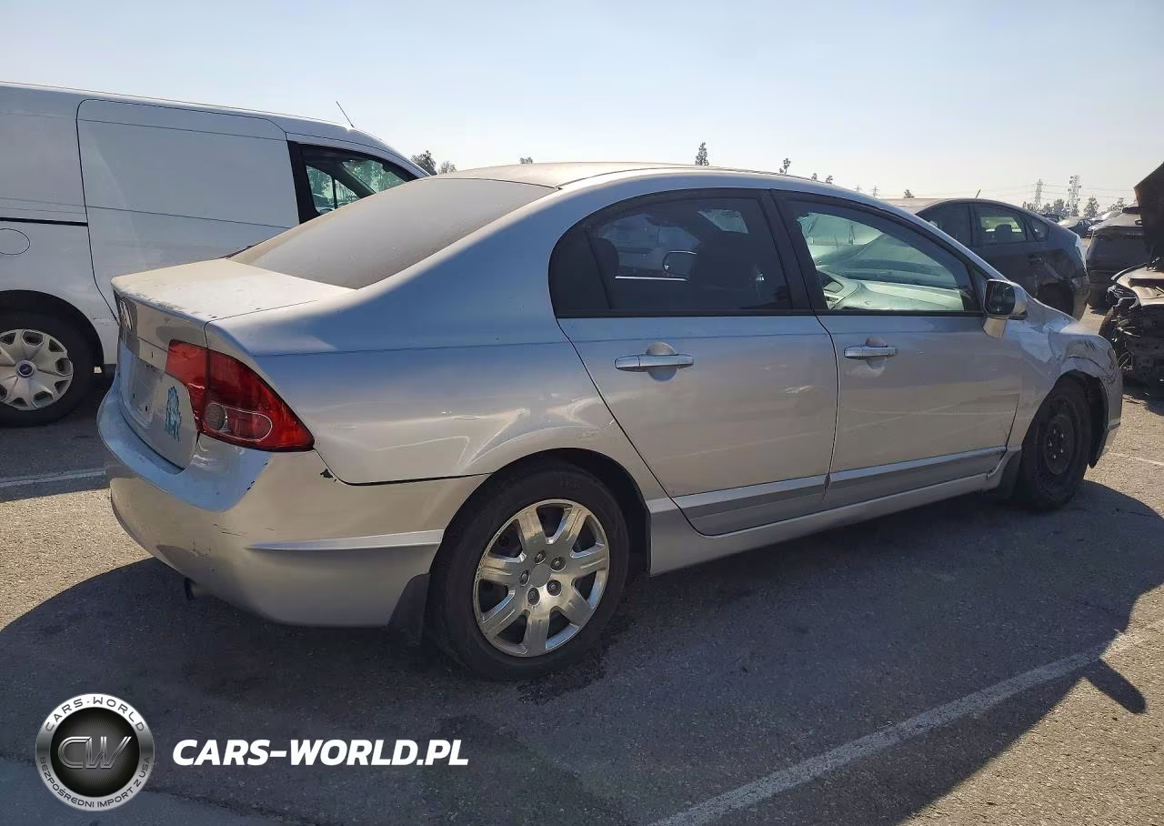 2008 Honda Civic Lx VIN:1HGFA16598L007945 - 3