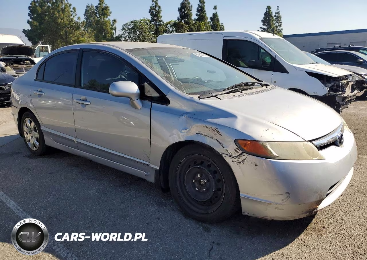 2008 Honda Civic Lx VIN:1HGFA16598L007945 - 4
