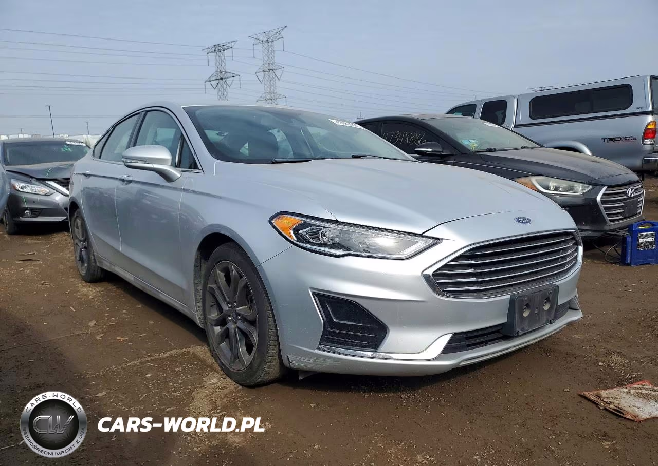 2019 Ford Fusion Sel VIN:3FA6P0CD7KR254284 - 4