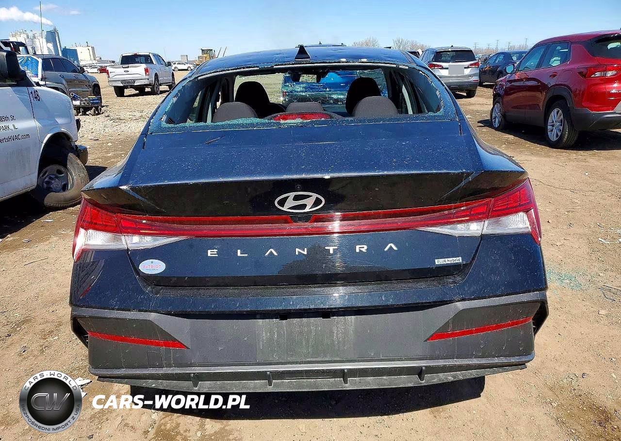 2025 Hyundai Elantra Hybrid Blue VIN:KMHLM4DJ6SU143778 - 6