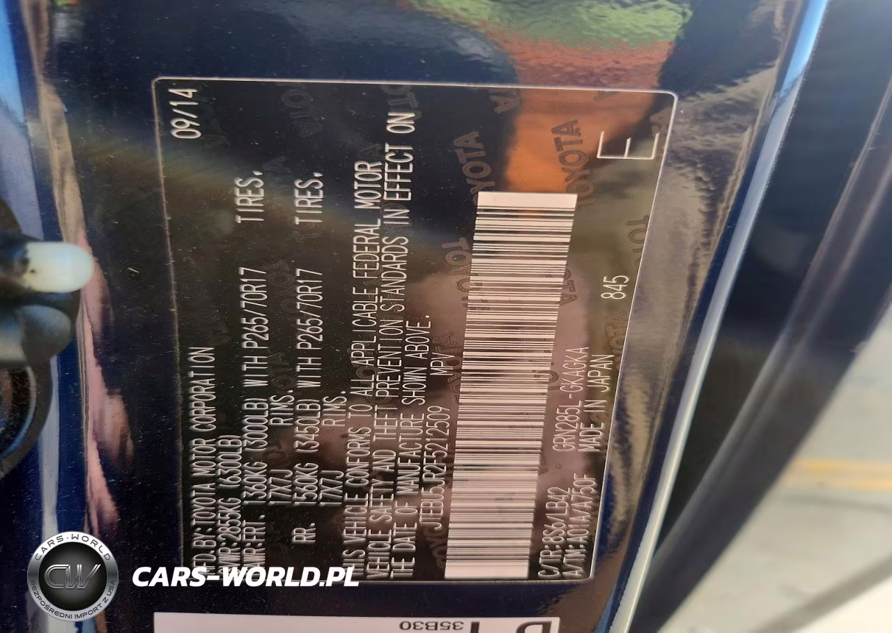 2015 Toyota 4Runner Sr5 Premium VIN:JTEBU5JR2F5212509 - 13