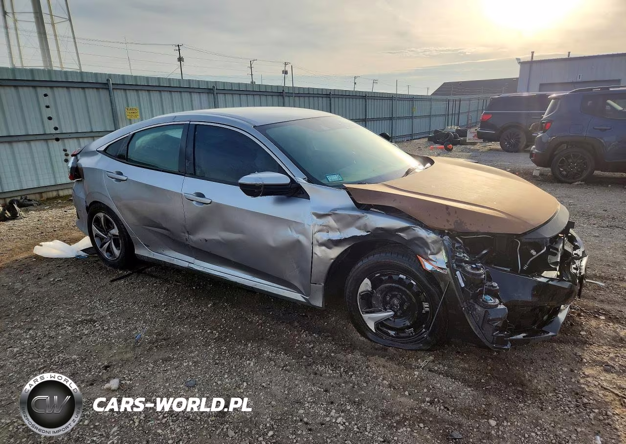 2019 Honda Civic Lx VIN:19XFC2F6XKE042758 - 4