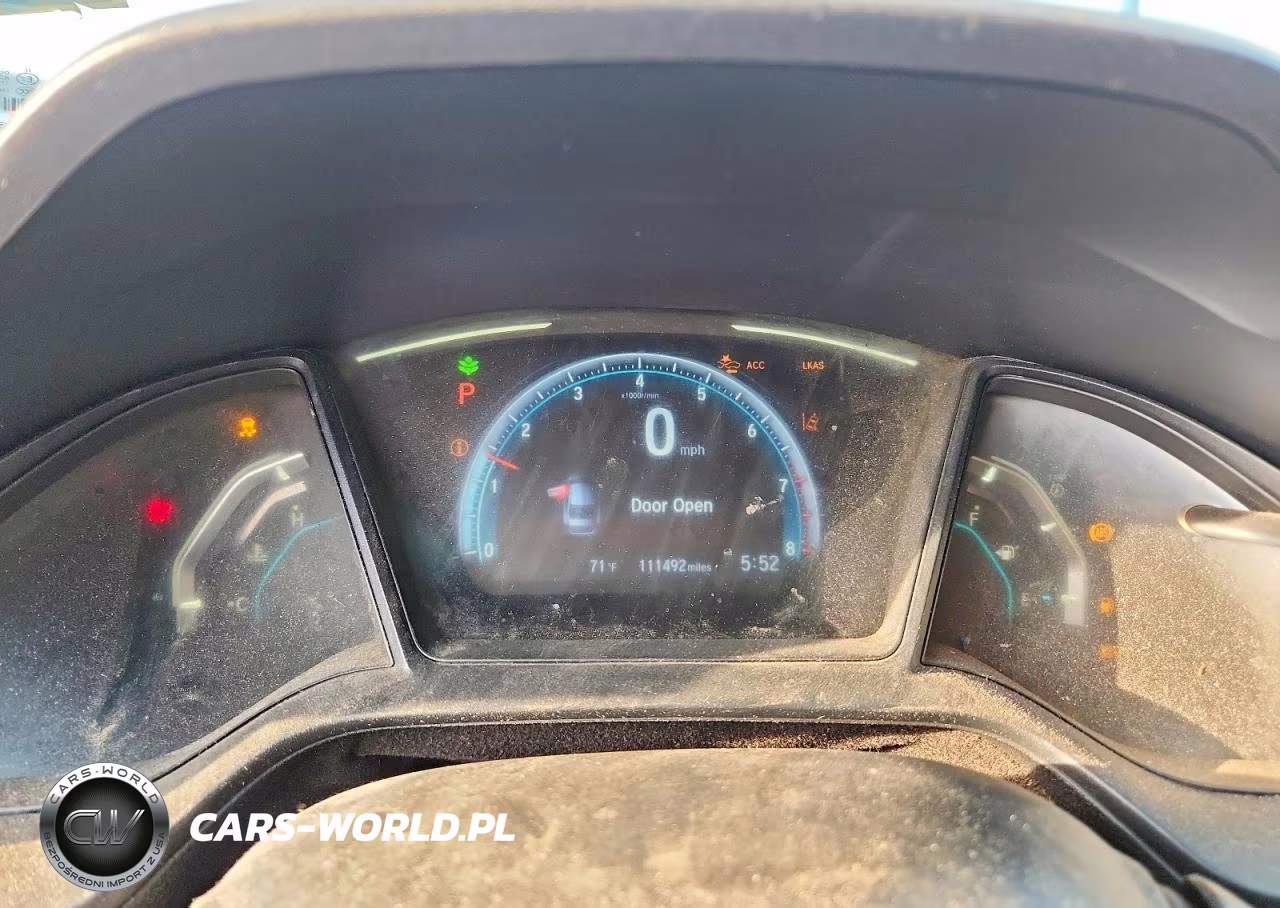 2019 Honda Civic Lx VIN:19XFC2F6XKE042758 - 9