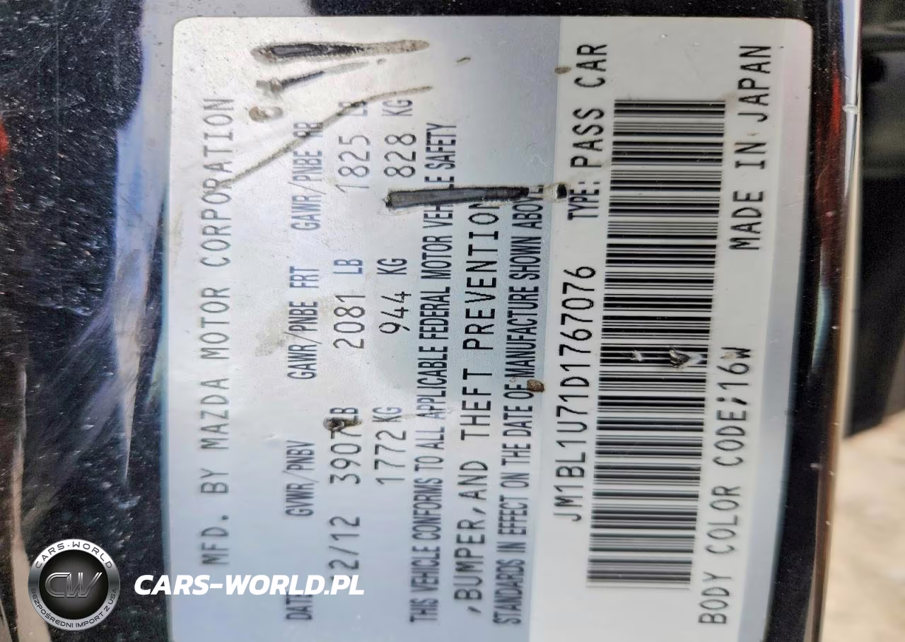 2013 Mazda 3 I VIN:JM1BL1U71D1767076 - 13