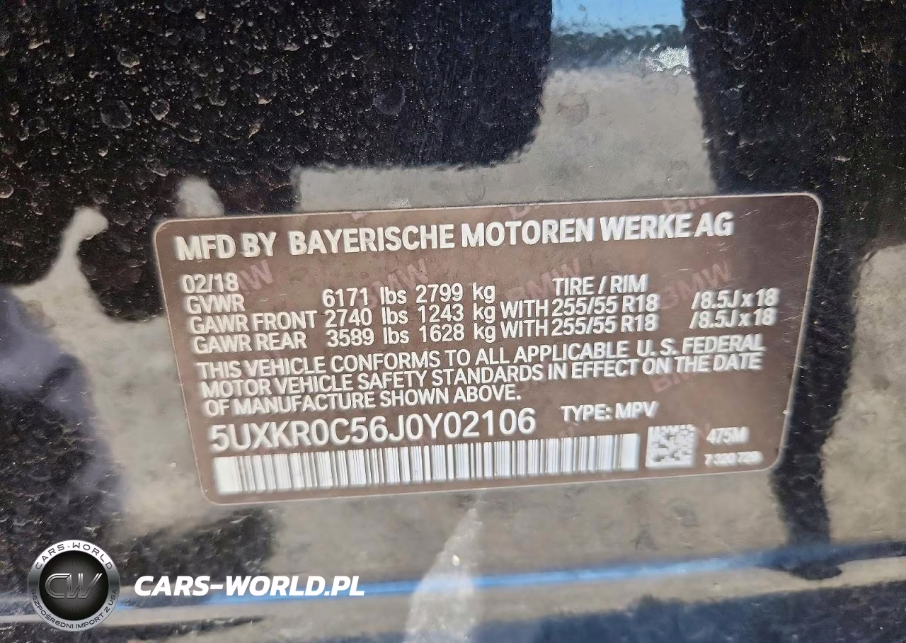 2018 BMW X5 xDrive35I VIN:5UXKR0C56J0Y02106 - 13