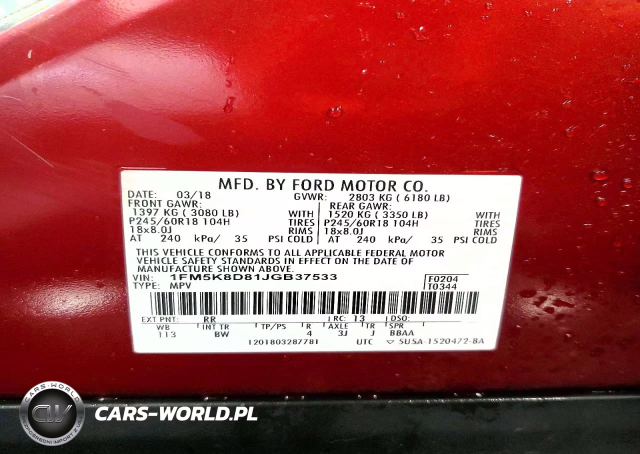 2018 Ford Explorer Xlt VIN:1FM5K8D81JGB37533 - 14