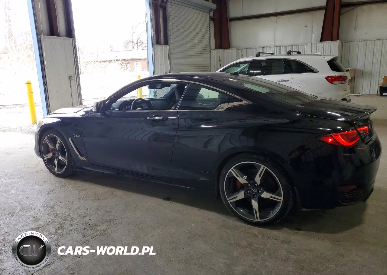 2018 Infiniti Q60 Red Sport 400 VIN:JN1FV7EL7JM631171 - 2